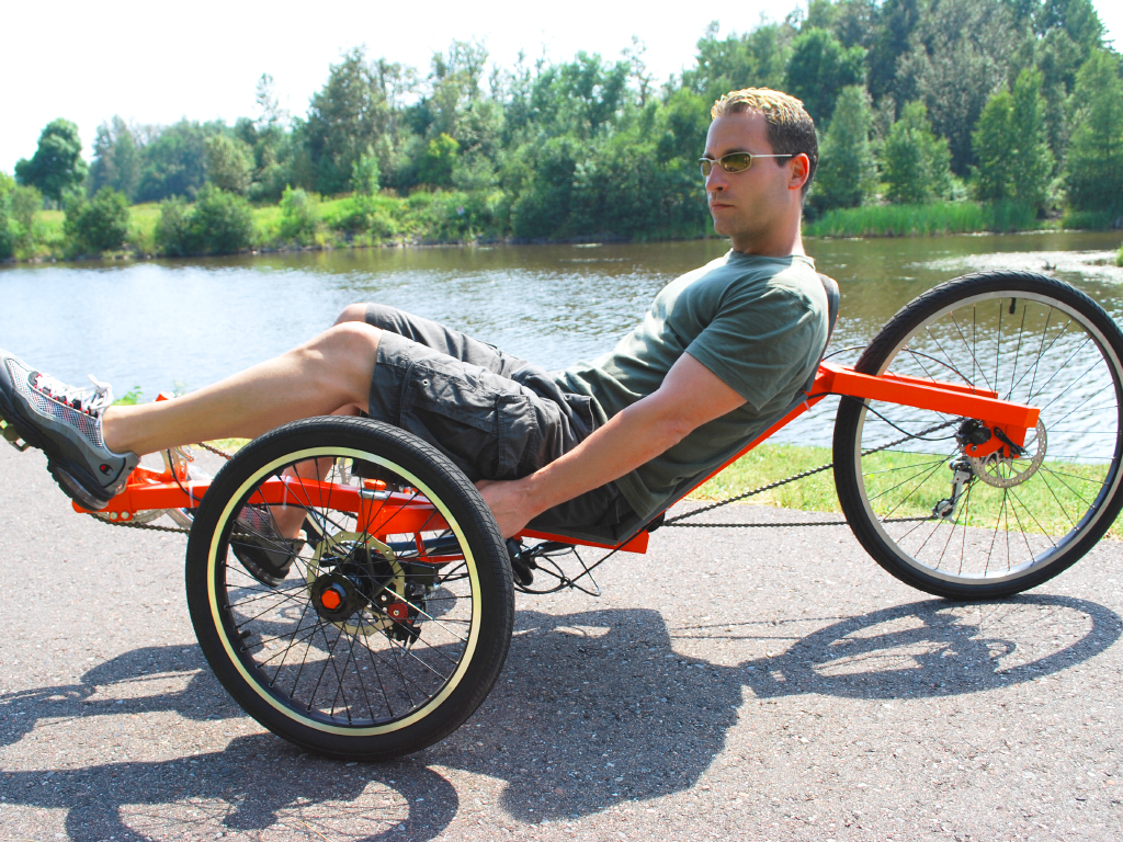 Warrior Racing Trike - comfortable laid back seating